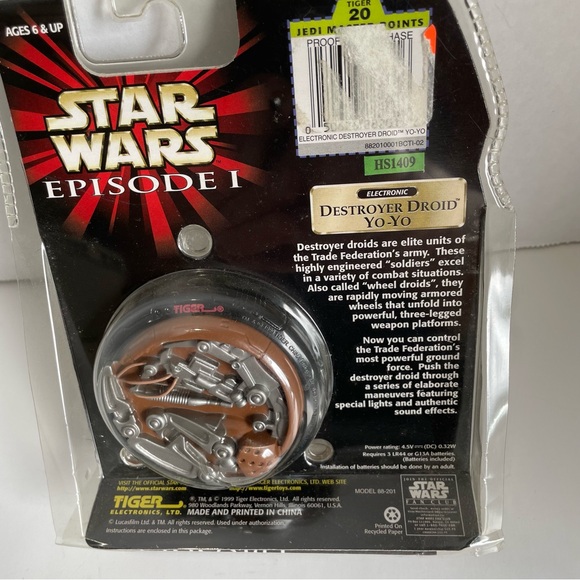 Vintage Y2K Star Wars episode one destroyer droid yo-yo - Picture 3 of 3